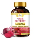 NitReds Beet Root Nitric Oxide Capsules – 8 in 1 Reds Antioxidant supplement with 20 X Beet Root Extract, Red Spinach, Grape Seed, Pomegranate - Flow & Circulation, Heart Health - 60 Vegan Capsules