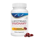 Lipotriad Visionary Eye Vitamins – 60 Capsules – Lutein and Zeaxanthin Supplements with Other AREDS 2® Ingredients to Support Eye Health
