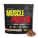 COLOSSAL LABS Muscle Protein Whey Powder [5 lbs/Pack of 1]– Cold Filtered, 25g Pure Protein, 6.6g BCAAs (Packaging May Vary) (5 Pound (Pack of 1), Peanut Butter Chocolate)