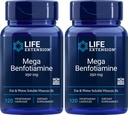 Life Extension Mega Benfotiamine Capsule, 250 Mg, 120 Vegetarian Capsules 2 Bottles