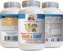 cat Skin and Coat Treat - Pets Hair and Coat Boost - for Dogs and Cats - Supports Healthy Skin Hair Nails - Vitamin Supplement for Cats - 1 Bottle (60 Tablets)
