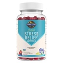Garden of Life Herbals Stress Relief Gummy with Rhodiola & Saffron for Positive Mood & Stress Response Plus Prebiotics & Probiotics for Digestive Support, Gluten-Free, Berry Flavor, 30 Servings