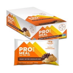 PROBAR MEAL Bar – Plant Based Meal Replacement Bar with Whole Food Ingredients, Oats, Nuts & Seeds, Vegan, Gluten Free, Non-GMO Nutrition Bar for Breakfast, Travel & On-the-Go Energy (Peanut Butter Chocolate Chip, 12 Count)