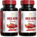 URIC Acid Support - Natural Supplement Promoting Kidney Support, Joint Support & Active Mobility, Uric Acid Support Supplement - 2 Bottles 120 Capsules