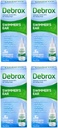 Debrox Swimmer's Ear Drying Drops for Adults & Kids, 1 Fl oz. (Pack of 4)