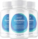 GumAktiv Oral Health Supplement – 3.5 Billion Probiotics, Supports Natural Oral Balance, Cleanses Mouth, Promotes Healthy Gums & Teeth, Non-GMO, Gluten-Free | 30 Tablets, 3 Month Supply