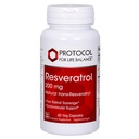 PROTOCOL FOR LIFE BALANCE Resveratrol 200 mg - Trans-Resveratrol - with Japanese Knotweed & Grape Seed Extract - Vegan & Non-GMO - 60 Veg Capsules