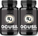 rize labs Ocusil Capsules, Ocusil Support Eye Supplement, Ocusil Lubricant to Improve Concentration and Focus, Ocusil All-Natural Pills for Healthy Eyes (120 Capsules) (Pack of 2)