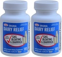 Lactase Enzyme 360 Caplets Generic Lactaid Original Strength