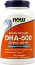NOW Foods - Dha- 500Mg 180 Sgels (Pack of 2)