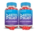 (2 Pack) Apple Cider Vinegar Gummies 1000MG Keto Blast Keto ACV Gummies Advanced Formula Formulated with Pomegranate Beet Juice Powder B12 Vegan Non GMO 120 Gummys