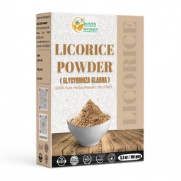 Herbs Botanica Licorice Powder 100% Pure & Natural Licorice Root Powder for Herbal Tea, Skin Care, & DIY Beauty Natural Licorice Root Supplement 5.3 oz Resealable Pack