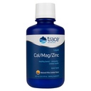 Trace Minerals Cal/Mag/Zinc - Liquid Mineral Supplement for Natural Body Health - Bone, Muscle & Cellular Health - Supports Immunity & Energy - Gluten-Free - 16Fl Oz (32 Servings) - Pina Colada