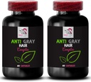 Anti Gray Hair Pills - Anti Gray Hair Complex - Gray Hair Reversal, Fresh Hair Shade, Color Renewal Boost, Anti Gray Hair Supplement, Hair Brilliance, Natural Tone, Gray Reduction 2 Bottles 120 Caps