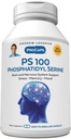 ANDREW LESSMAN PS 100 Phosphatidyl Serine - 240 Capsules - Supports Brain and Nervous System, Memory, Cognitive Function. Essential for Neurotransmitter Production and Release. No Additives