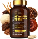 Dr Sosnowski's BioActive X10 Mushroom Complex | Potent Extracts of Lion's Mane, Cordyceps, Chaga, Turkey Tail, Reishi, Shiitake, Tremelia, Oyster, Agaricus & Enoki | 120 Capsules
