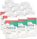 TUDCA Liver Supplements 1000mg - 600 Vegan Capsules,Milk Thistle Herbal Blend with Fulvic and Humic Acid for Liver,Digestive Health
