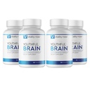 Youthful Brain 4 Bottle Bundle - Memory & Brain Health Support Supplement - Brain Booster Clarity with Bacopa Monnieri, Ginkgo Biloba, B12-120-Day Supply (240 Count)
