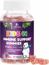 Kids Immune Support Gummies - Vitamin C, Zinc & Echinacea, Children's Daily Immune Health Support Gummy for Ages 4 and Up, Nature's Vitamins for Kids, Vegan & Non-GMO, Berry Flavor - 90 Gummies