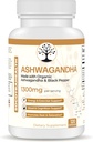 Ashwagandha with Black Pepper for Enhanced Absorption - Certified Organic, Non-GMO, Gluten-Free - Supports Mood and Energy, Supports Rest and Relaxation - 120 Vegan Capsules
