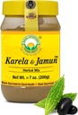 BASIC AYURVEDA Karela & Jamun Herbal Mix Powder | Traditional Bitter Gourd & Indian BlackBerry Blend | Natural Plant-Based Supplement for Daily Routine & Lifestyle Support | 7.05 Oz (200g)