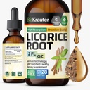BIO KRAUTER® Licorice Root for Digestive Support - Vegan Licorice Root Extract 675 mg per Serving for Gut & Daily Wellness, 2 Fl.Oz., 28-Day Supply, Alcohol & Sugar Free Herbal Supplements