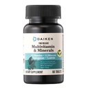 DAIKEN Mini Multivitamin, 60 Tablets, Enhanced with Lutein, Lycopene & Folic Acid, Time Released Multivitamin for Women & Men, Vegan & Easy to Swallow