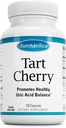 EuroMedica Tart Cherry - Antioxidant Supplement to Support Healthy Uric Acid Balance & Joint Health - Vegan Nutritional Supplement - Dietary Supplement to Aid Recovery After Exercise - 120 Capsules