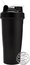 Protein Shaker Bottle for Gym - Pre Workout Protein Drink Shaker Cup 20 Fl oz, Dishwasher Safe, BPA & Phthalate free Shaker Bottle Blender, Gym Shaker for Protein Shake - Black or White (Random Color)