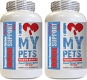 I LOVE MY PETS LLC Dog Heart Support - Dog Immune Support - Booster - Healthy PET - Supplement - Liver Support for Dogs chewable - 120 Treats (2 Bottles)