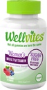 Wellvites Sugar Free Multivitamin Gummies for Women with Biotin, Vegan, Non-GMO - Vitamins for Women, Vitamin A, B6, and B12, No Artificial Sweeteners, Gluten-Free,60 Count (30 Day Supply)