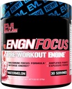 Evlution Nutrition ENGN Focus - Intense Pre-Workout with Creatine - Maximum Focus Formula - Pre-Workout Powder for Lasting Energy - with Beta-Alanine & Caffeine - 30 Servings - Watermelon