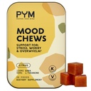 PYM Citrus Mood Chews Support for Stress, Worry & Overwhelm, 20 Count | 130mg GABA, 90mg L-Theanine | Vegan, Non-GMO, Gluten-Free, No Added Sugar | All-Natural Mood Support Supplement Made in USA