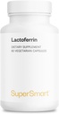 Supersmart - Lactoferrin Supplement (High Strength) - Whey Proteins Extract - Natural Glycoprotein | Non-GMO & Gluten Free - 60 Vegetarian Capsules