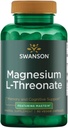 Swanson Magnesium L-Threonate Brain and Cognitive Health Supplement for Professionals Seeking Mental Clarity - 96 mg Magnesium per Serving (90 Vegan Capsules)