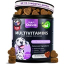Dog Multivitamin Chews – 15 in 1 Vitamins for Hip & Joint, Immune and Skin | Daily dog vitamins and supplements for hip & joint, immune defense and skin & coat support in puppies, adult and senior dogs