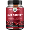 Extra Strength Tart Cherry Capsules - Tart Cherry Extract Capsules for Uric Acid Cleanse for Kidney Support - Fruit Extract Supplement for Urinary Tract Health & Joint Support - 120 Count