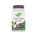 Nature's Way Leg Veins, Supports Healthy Leg Vein Strength*, 6-Herb Blend, Horse Chestnut Extract and Dandelion Supplement, Gluten Free, 60 Vegan Capsules (Packaging May Vary)