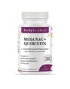 Body Kitchen Mega NAC (N-Acetyl Cysteine) 600 mg with Quercetin, Supports Respiratory Health and Immune Function and Promotes Liver and Kidney Detox, Veggie Caps, (Pack of 1)