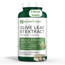 Super Potent 750mg Capsule with Olive Leaf 8:1 Extract 20% Oleuropein for Immune System, Skin, and Heart Health Support Vegan Non-GMO USA cGMP Gluten Free Antioxidants 60 Capsules 2 Month Supply