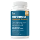 Dr. Tobias Deep Immune Probiotics & Prebiotics - Dual Action Digestion & Immune Support with PreforPro Prebiotics & Delayed Release Spore Forming Probiotics for Women & Men - 60 Capsules (30 Servings)